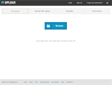 Tablet Screenshot of isupload.com